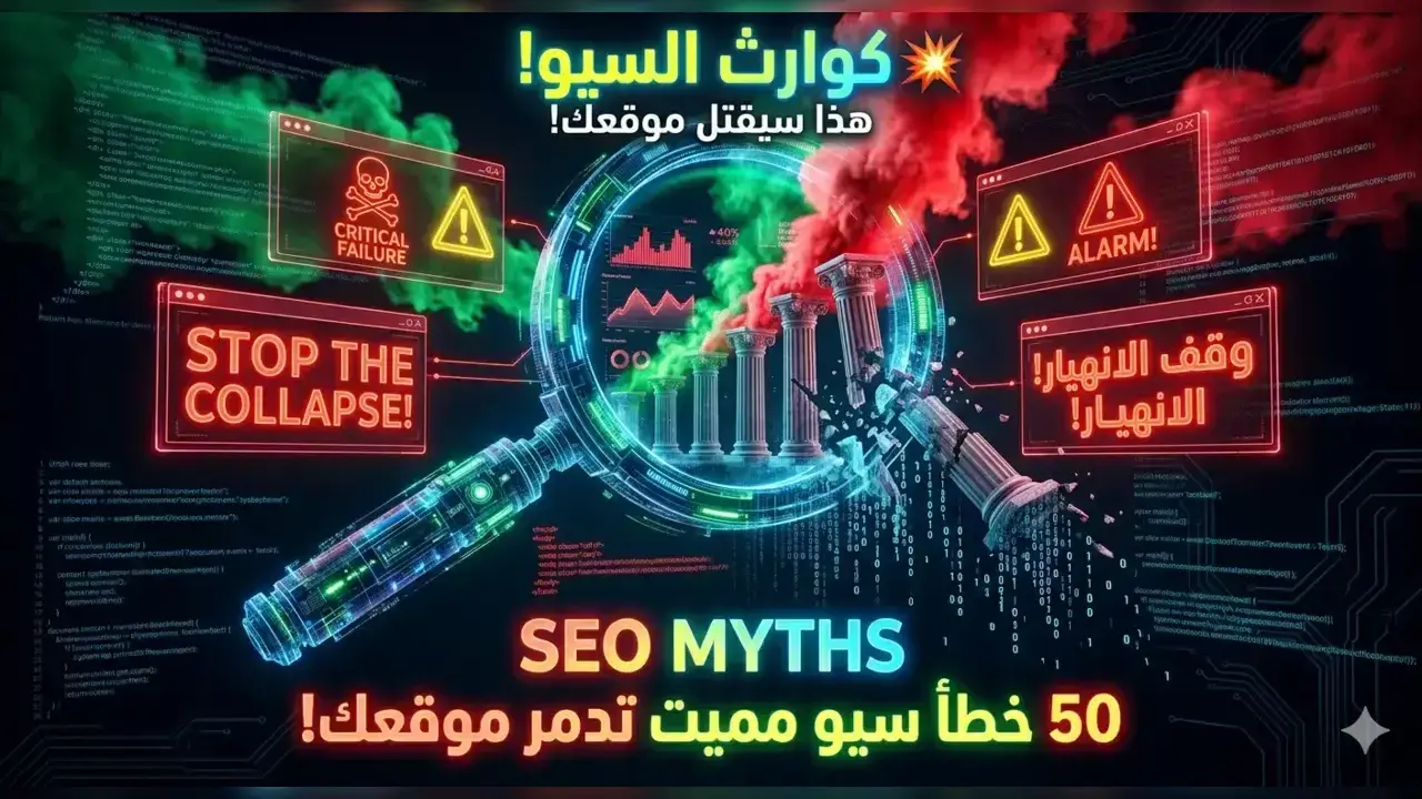 35 خرافة في السيو تدمر موقعك حالياً دليل كشف أبرز المفاهيم الخاطئة في SEO لعام 2026 »