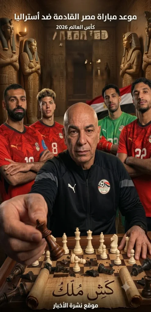 موعد مباراة مصر وأستراليا والقنوات الصوتية الناقلة