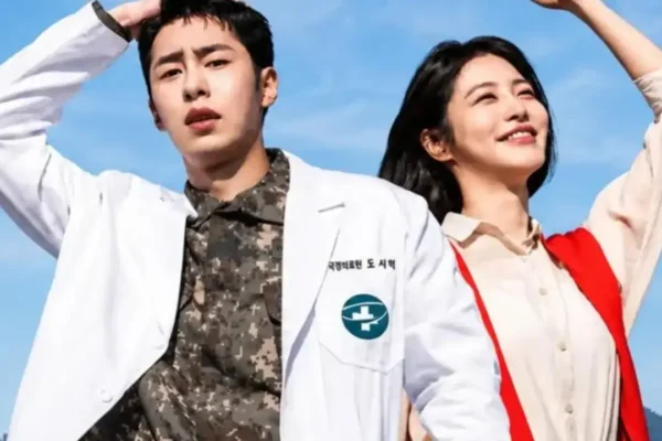 لقطة غامضة ومثيرة تعبر عن أجواء الجزيرة النائية والدراما الطبية النفسية في مسلسل Doctor on the Edge