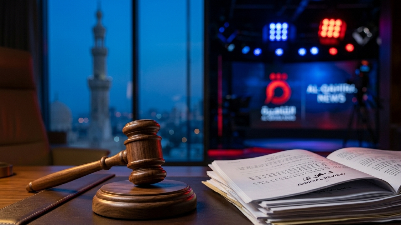 مبنى دار القضاء العالي وجهات التحقيق القضائية في مصر لمتابعة قضية الإعلامية جولي أمين