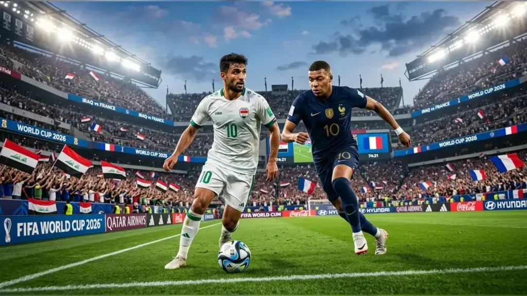 البث المباشر والمواجهة العراق ضد فرنسا - كأس العالم 2026]