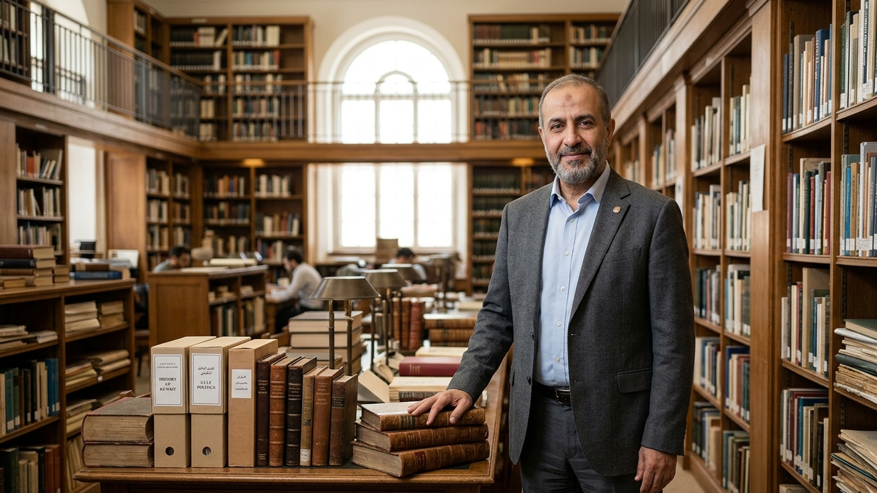 الدكتور هشام عبدالرحمن العوضي أستاذ التاريخ والعلاقات الدولية في الجامعة الأمريكية بالكويت