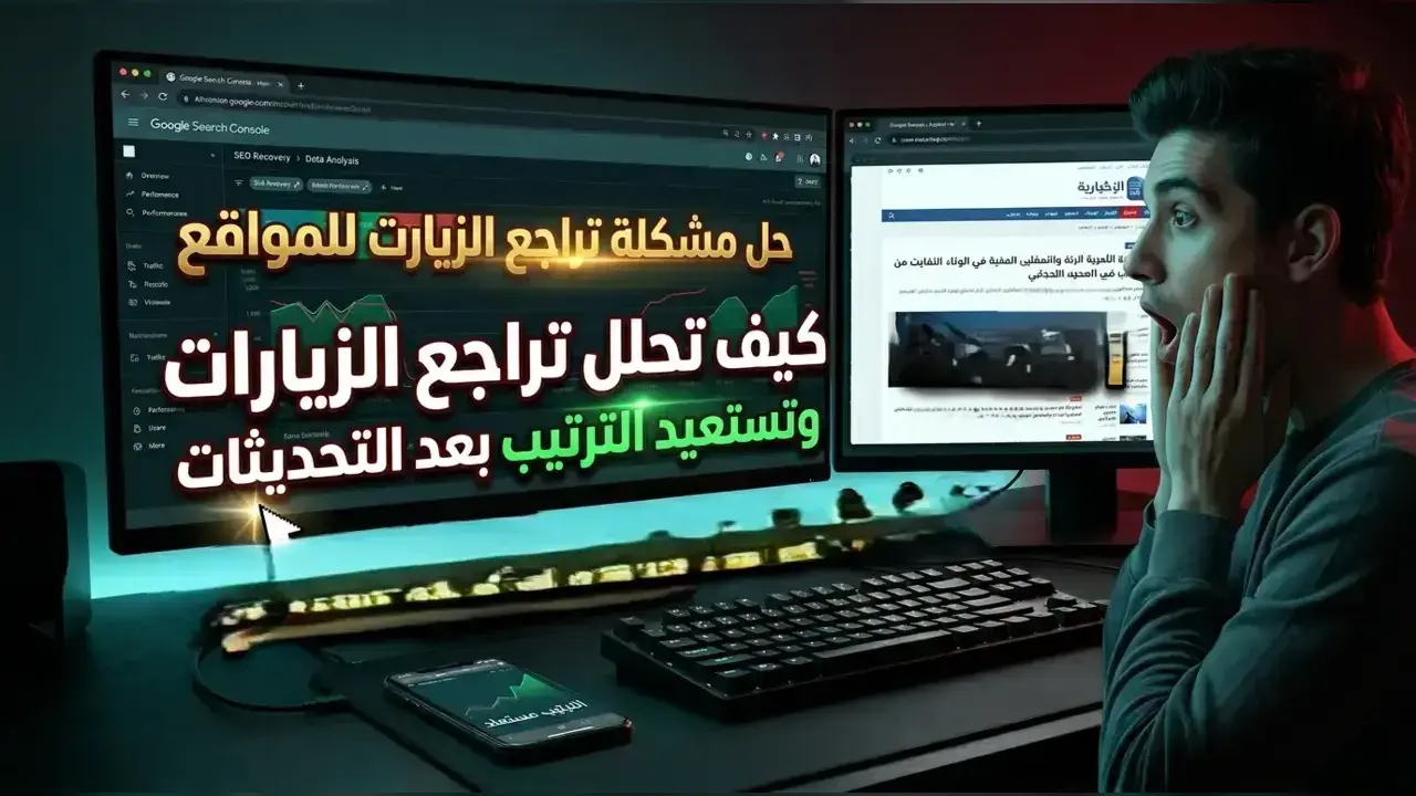 حل مشكلة تراجع الزيارات للمواقع كيف تحلل تراجع الزيارات وتستعيد الترتيب بعد التحديثات