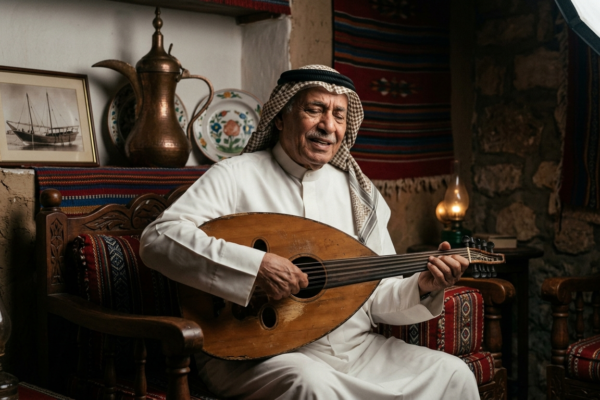 الفنان الكويتي عبد المحسن يعقوب المهنا أحد رواد الأغنية الكويتية خلال مسيرته الفنية الطويلة
