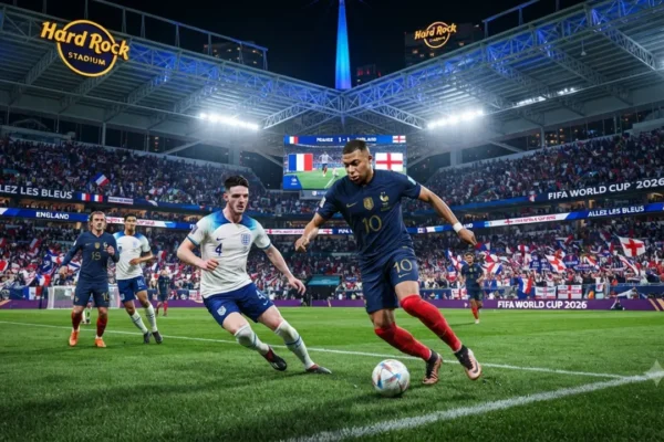 تردد القنوات الناقلة لمباراة إنجلترا وفرنسا اليوم بكأس العالم 2026