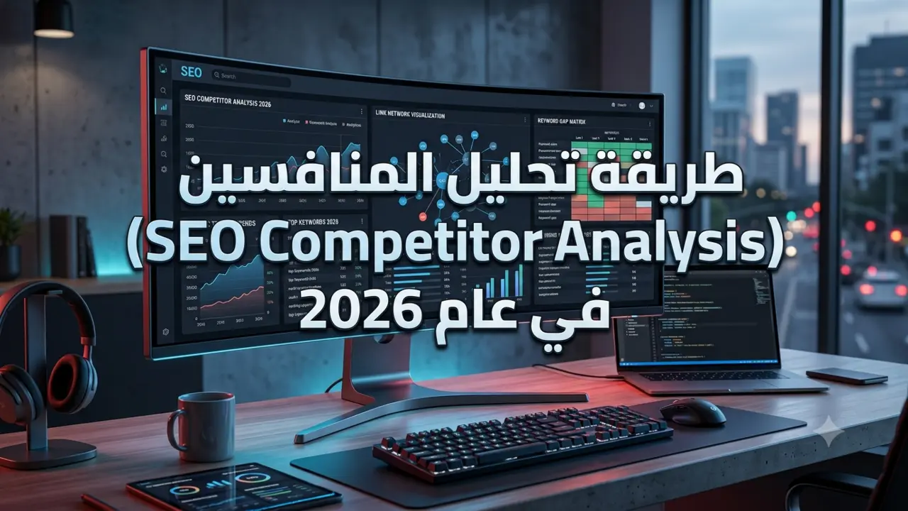 دليل تحليل المنافسين في SEO 2026 - استراتيجيات فجوة المحتوى والكلمات المفتاحية للمنافسين