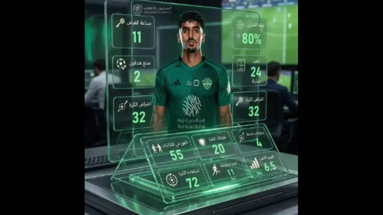 اللاعب راضي العتيبي وسط اهتمام النادي الأهلي بالتعاقد معه من نادي الاتفاق خلال فترة الانتقالات الصيفية