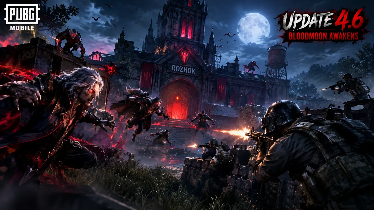 تفاصيل تحديث ببجى موبايل 4.6 وطور مصاصي الدماء Midnight Hunters