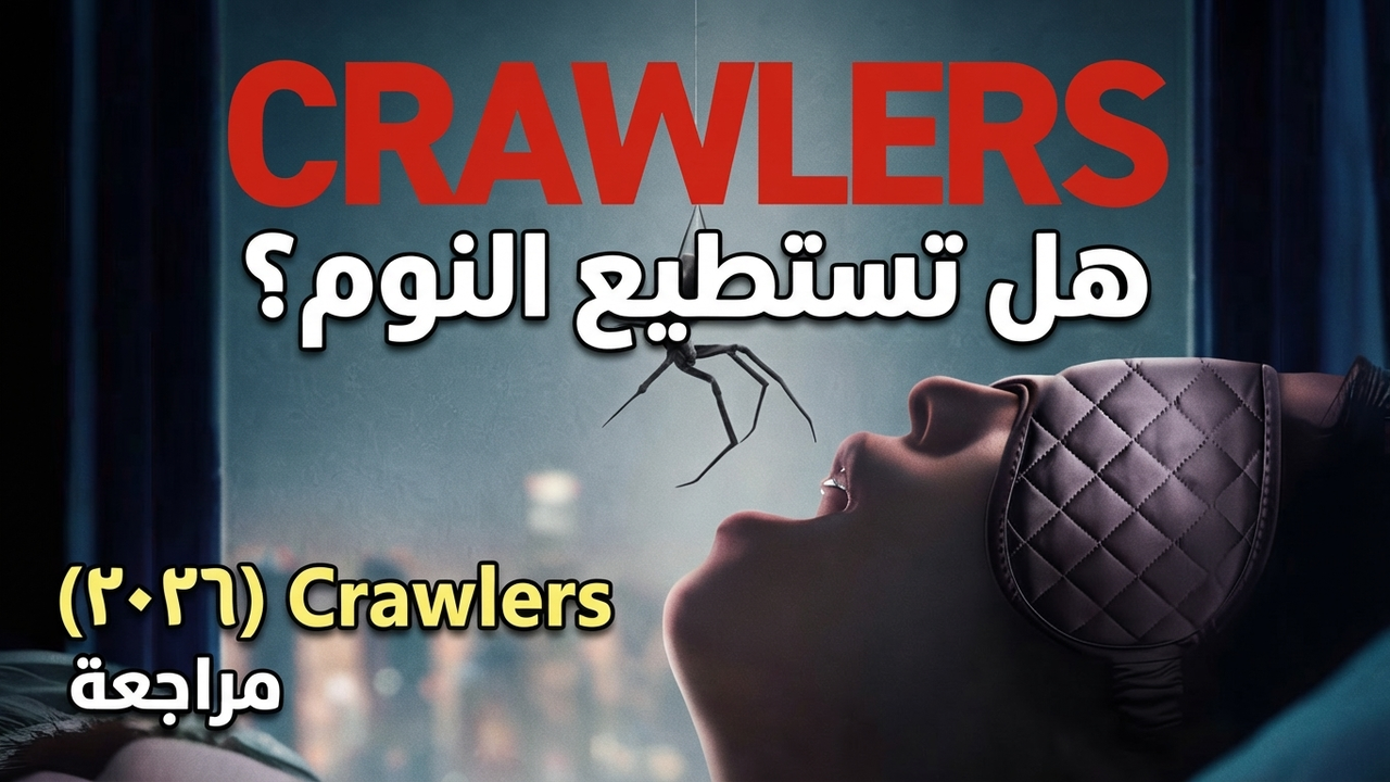 مشهد ترويجي لفيلم Crawlers 2026 عن غزو العناكب السامة لمجمع سكني