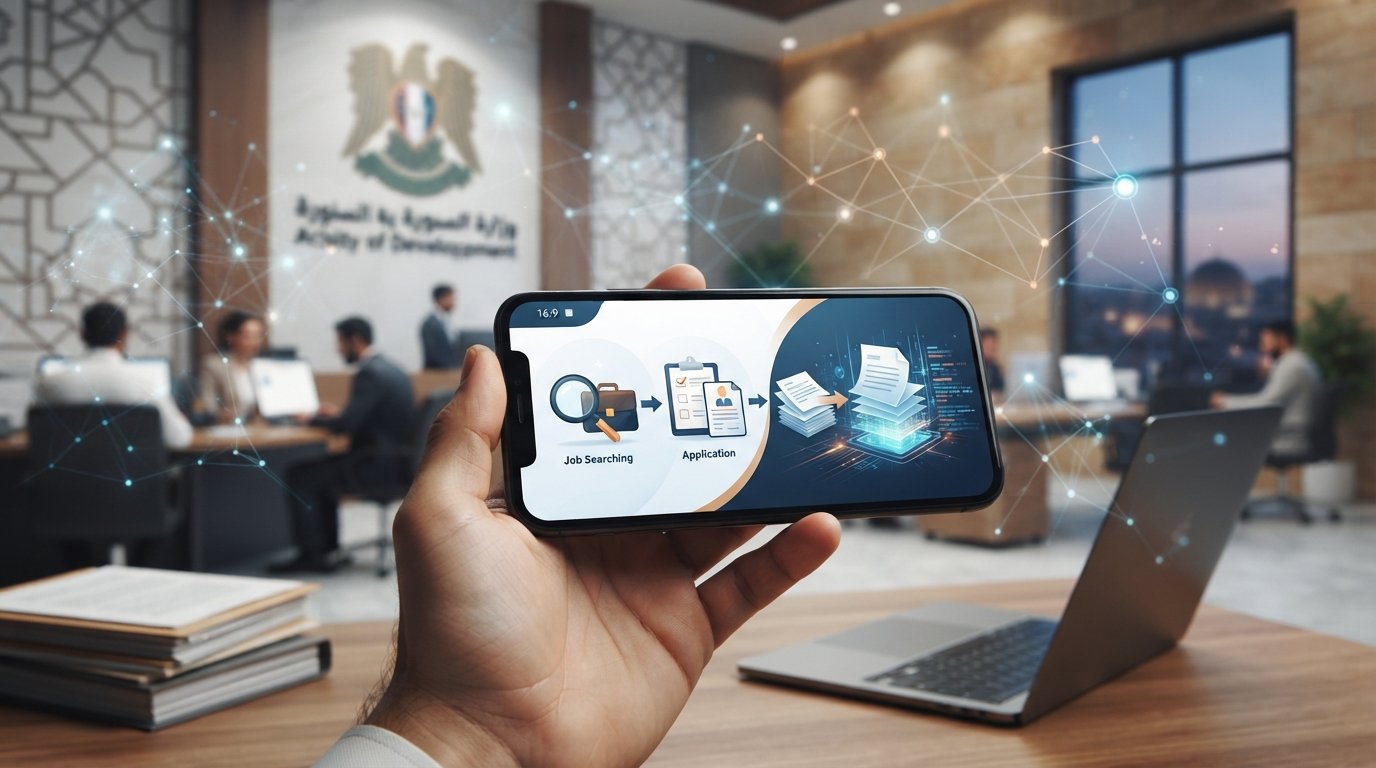 تطبيق بوابة الوظائف الحكومية السورية من وزارة التنمية الإدارية: الرابط والخطوات
