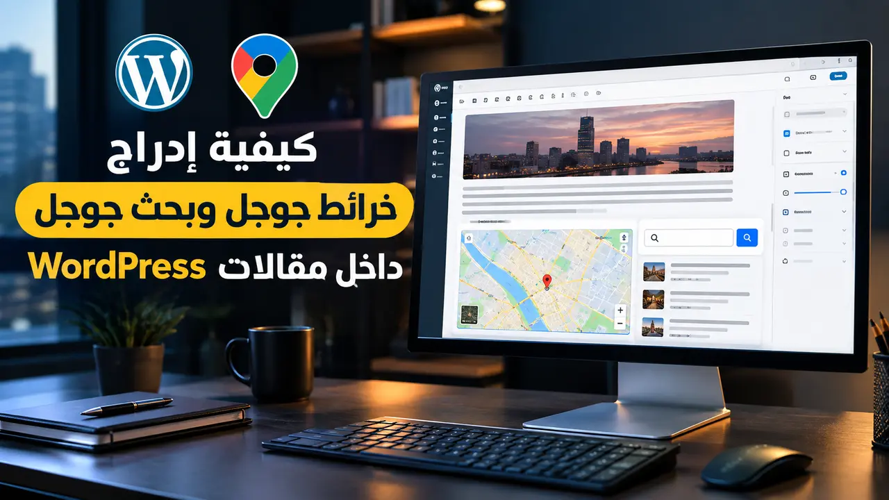 كيفية إدراج خرائط جوجل وبحث جوجل داخل مقالات WordPress