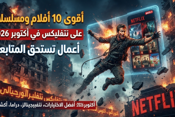أقوى 10 أفلام ومسلسلات على نتفليكس في أكتوبر 2026: أعمال تستحق المتابعة