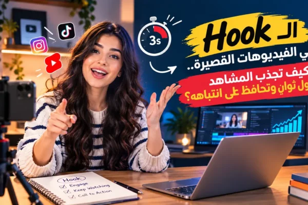 الـ Hook في الفيديوهات القصيرة.. كيف تجذب المشاهد في أول ثوانٍ وتحافظ على انتباهه؟